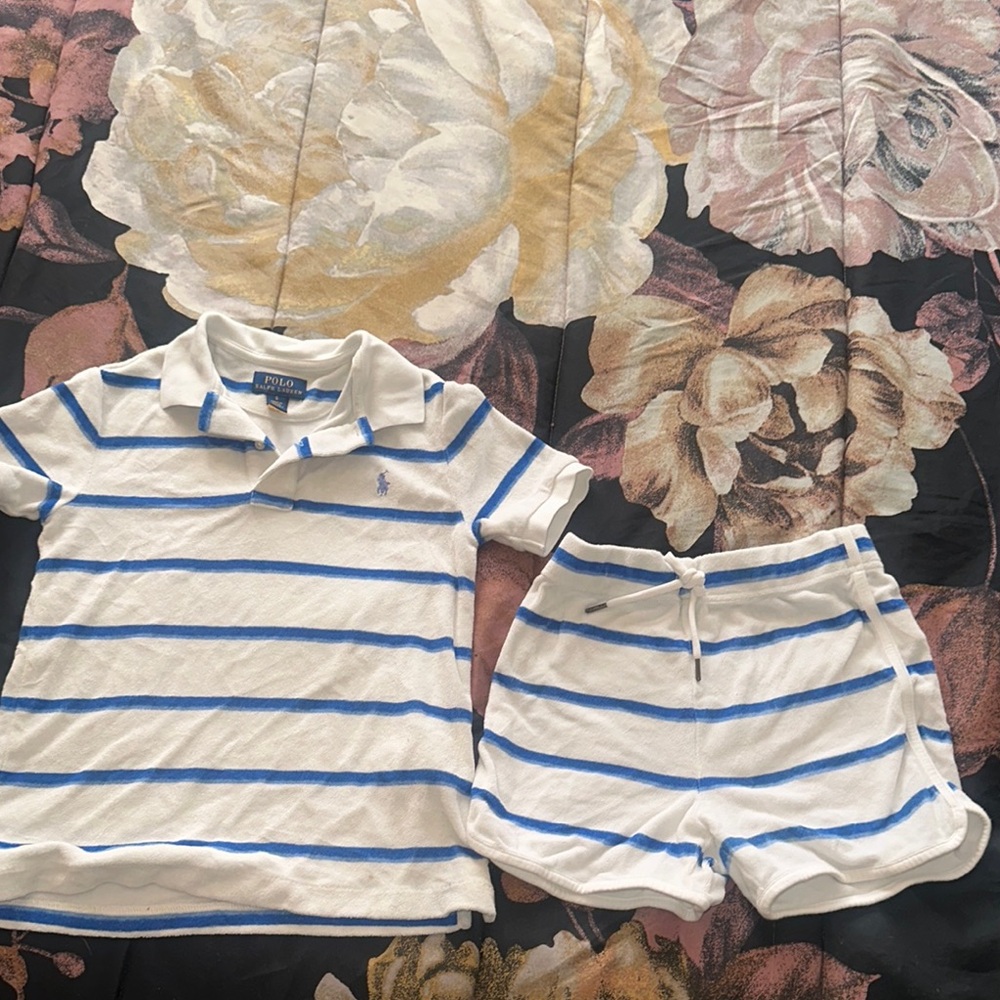 Polo Flannel Short Set